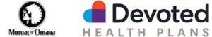Image of Devoted Health Logo and Mutual of Omaha